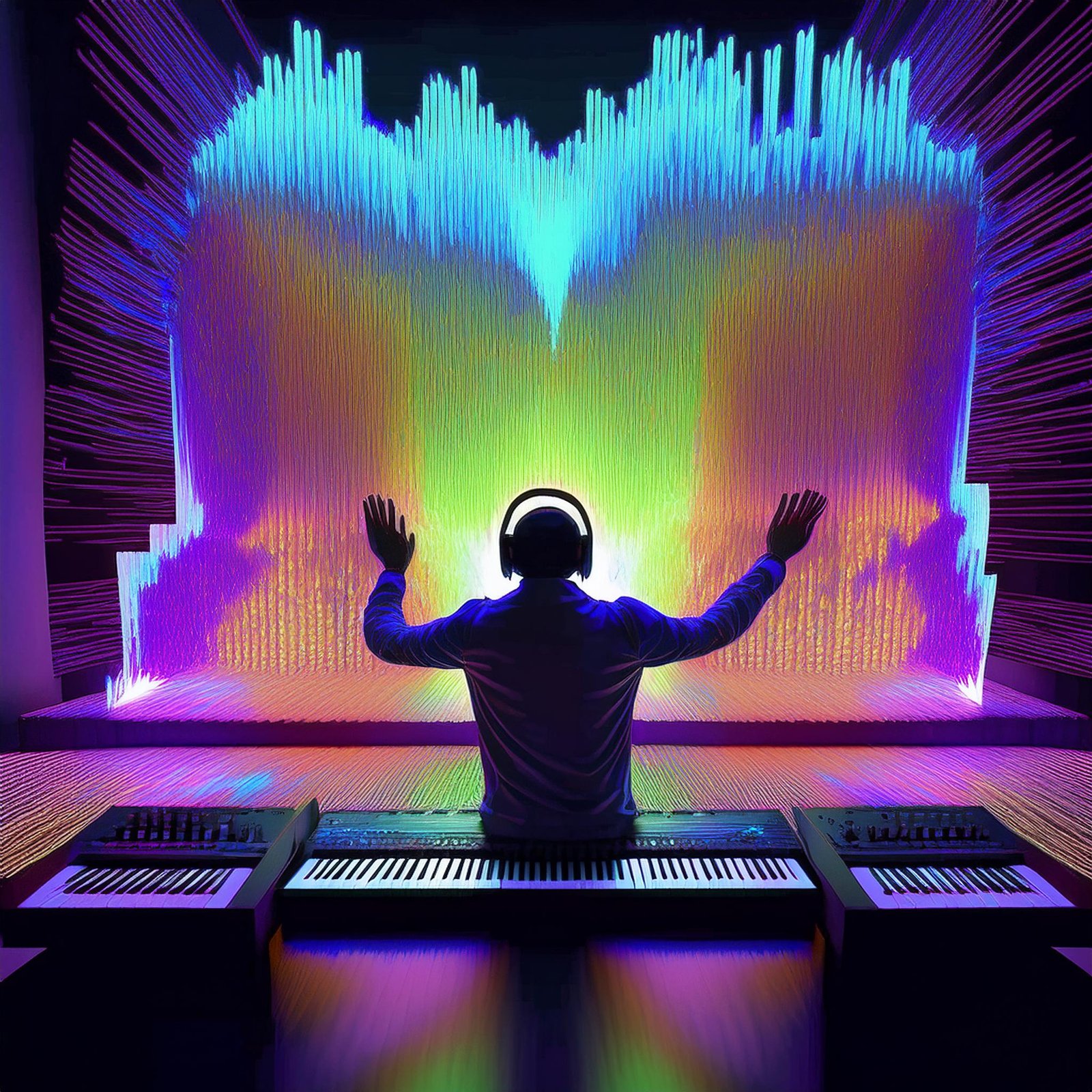 Interactive Music Improvisation and Multimedia Visualization