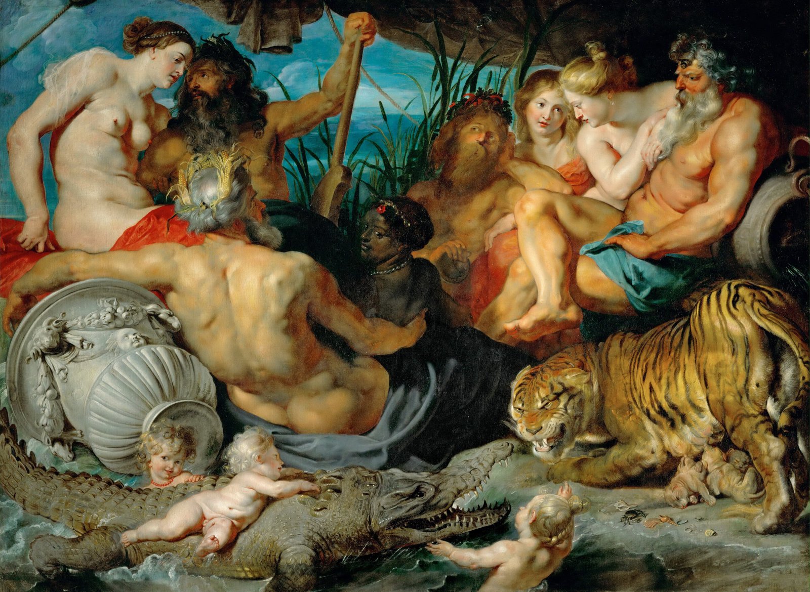 The Four Rivers of Paradise by Peter Paul Rubens